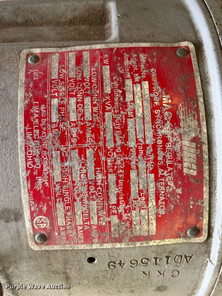 image for item MG9318 Lima  generator