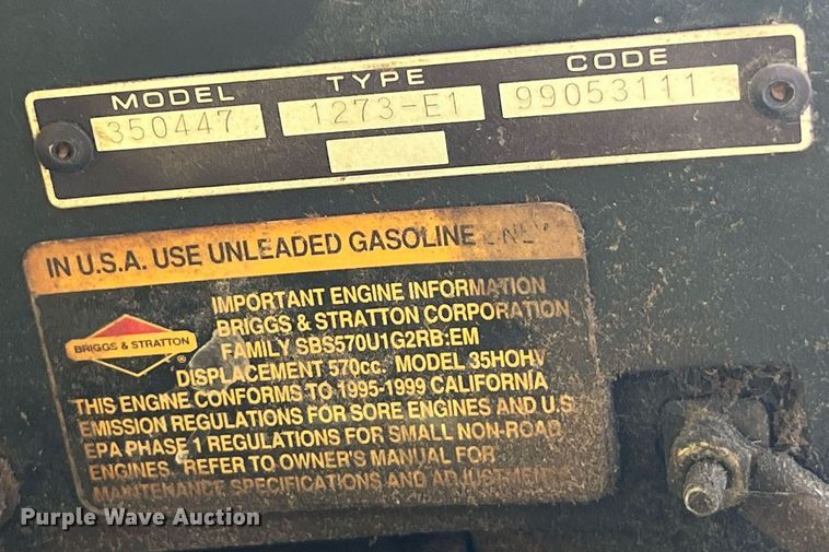 image for item MG9326 2007 Jacobsen Greens King IV Plus  triplex greens roller