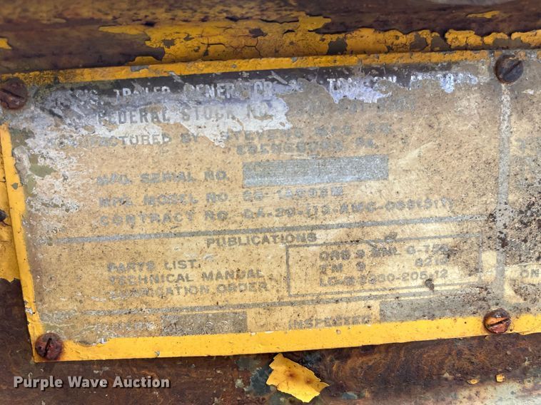 image for item MG9333 1970 Libby LM-62  welder/generator