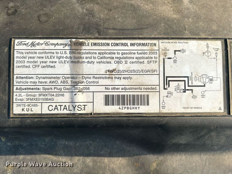 image for item MG9955 2003 Ford F150 XL  pickup truck