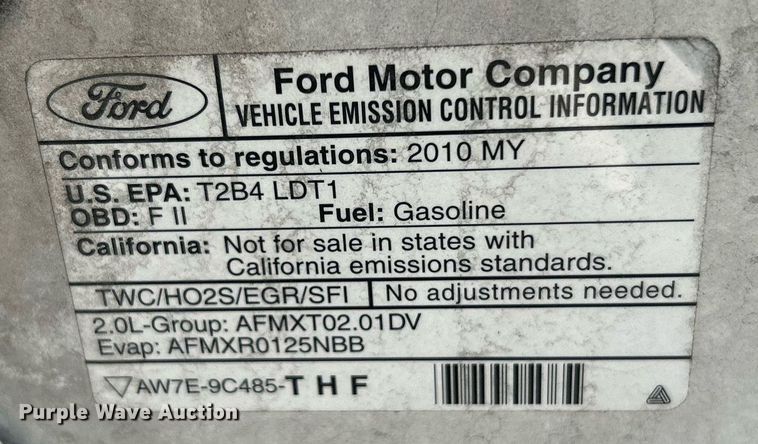 image for item MG9959 2010 Ford Transit Connect  van