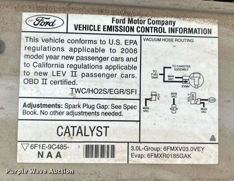 image for item MG9960 2006 Ford Taurus