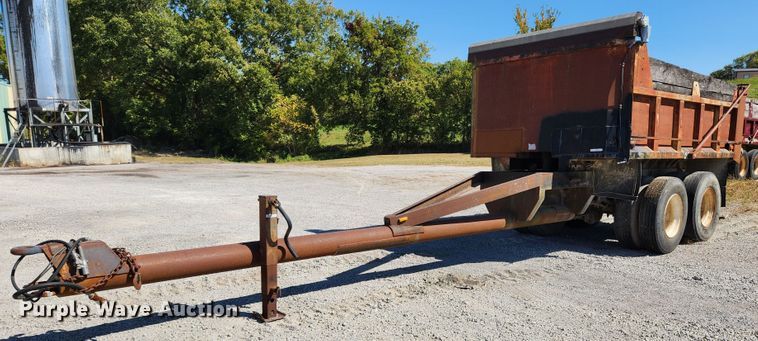 image for item MK9405 2018 Shop built  end dump pup trailer