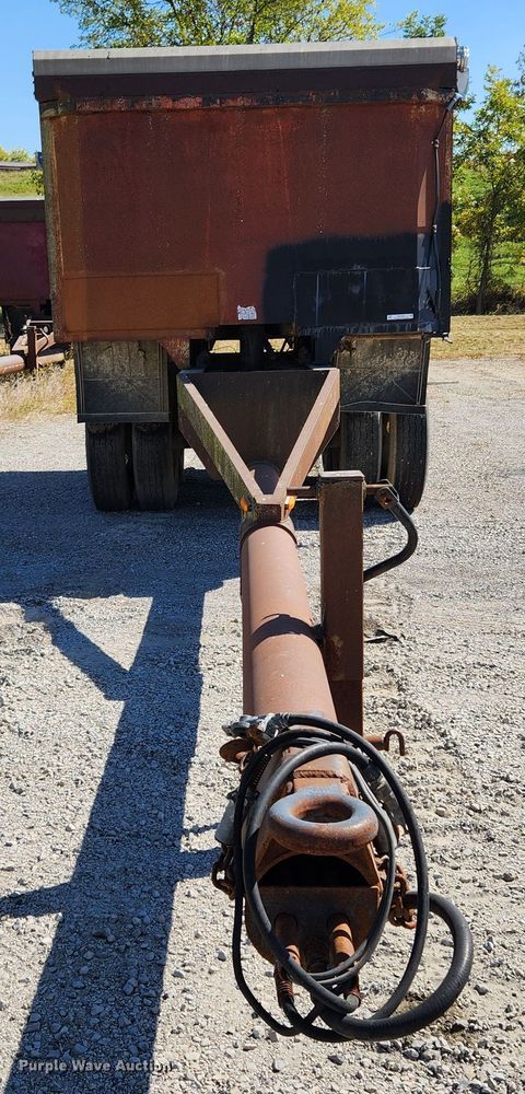 image for item MK9405 2018 Shop built  end dump pup trailer