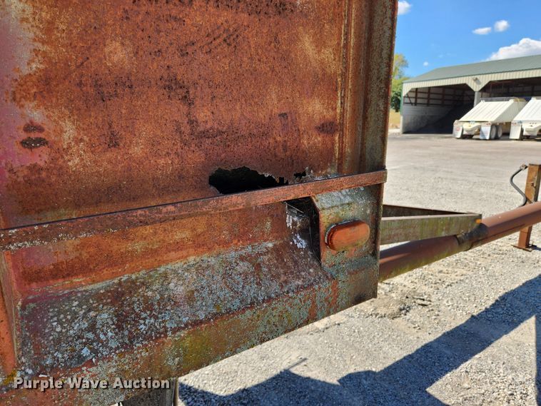 image for item MK9405 2018 Shop built  end dump pup trailer