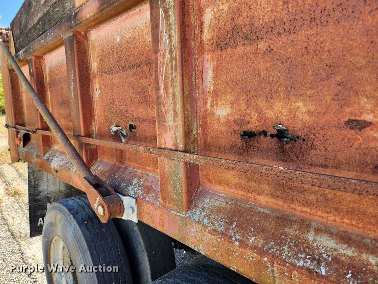 image for item MK9405 2018 Shop built  end dump pup trailer