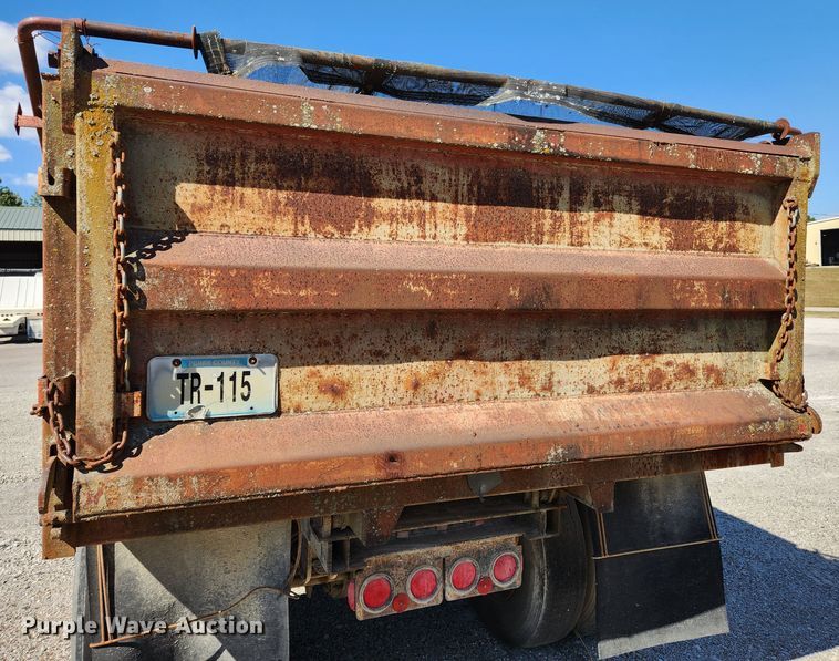 image for item MK9405 2018 Shop built  end dump pup trailer