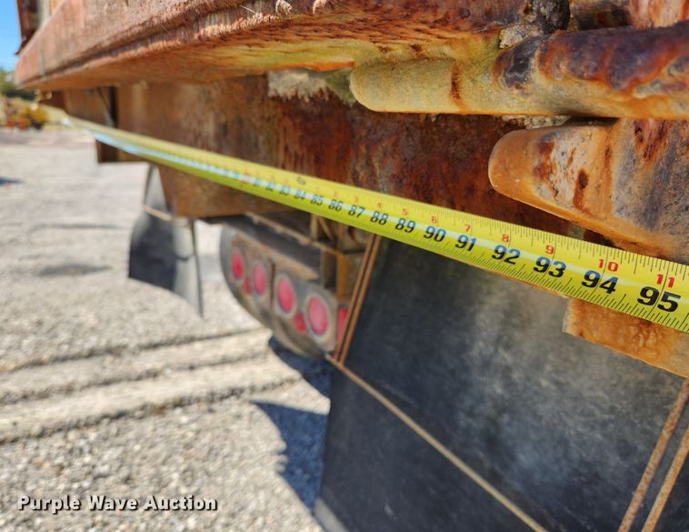 image for item MK9405 2018 Shop built  end dump pup trailer