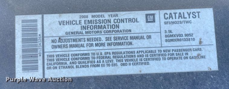 image for item MS9734 2008 Chevrolet Impala LS