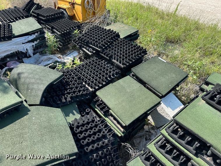 image for item MT9965 Approximately 500 inter-locking rubber playground mats