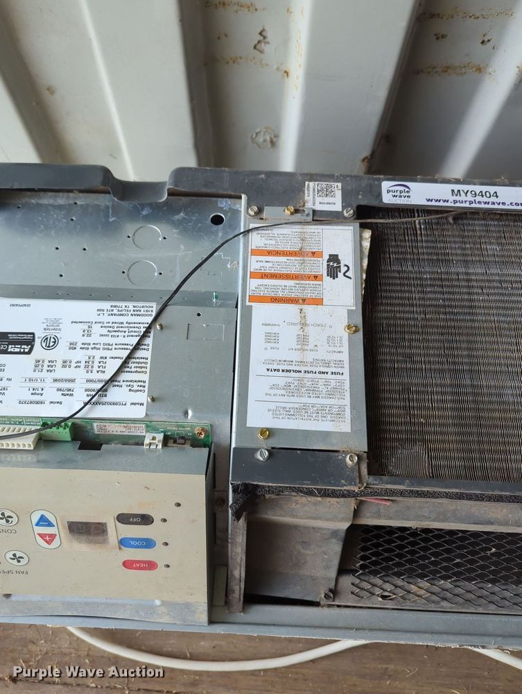 image for item MY9404 Goodman PTC093G25AXXXTBA  HVAC unit