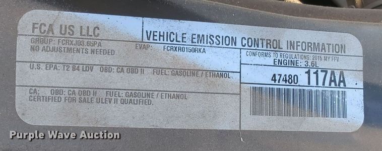 image for item MY9414 2015 Dodge Grand Caravan  handicap accessible van