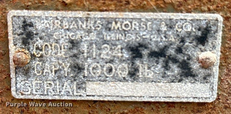 image for item NE9003 Fairbanks Morse  scale