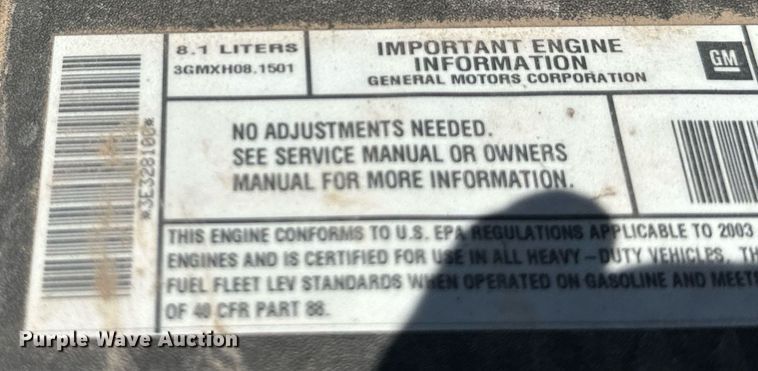 image for item NE9023 2003 Chevrolet 3500  flatbed pickup truck