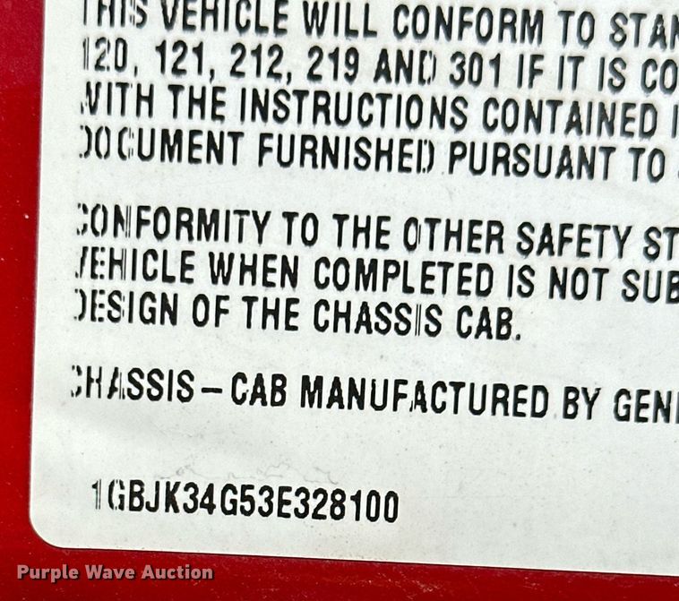 image for item NE9023 2003 Chevrolet 3500  flatbed pickup truck