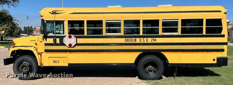 image for item NP9760 1998 Blue Bird  school bus