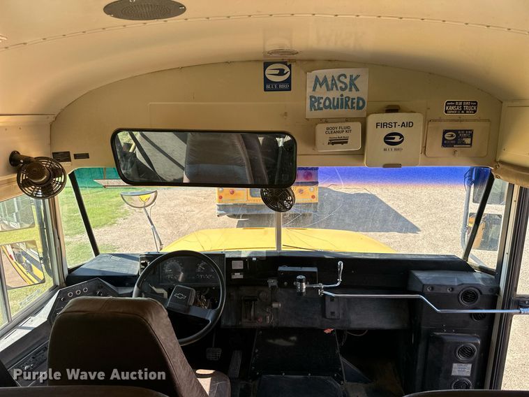 image for item NP9760 1998 Blue Bird  school bus