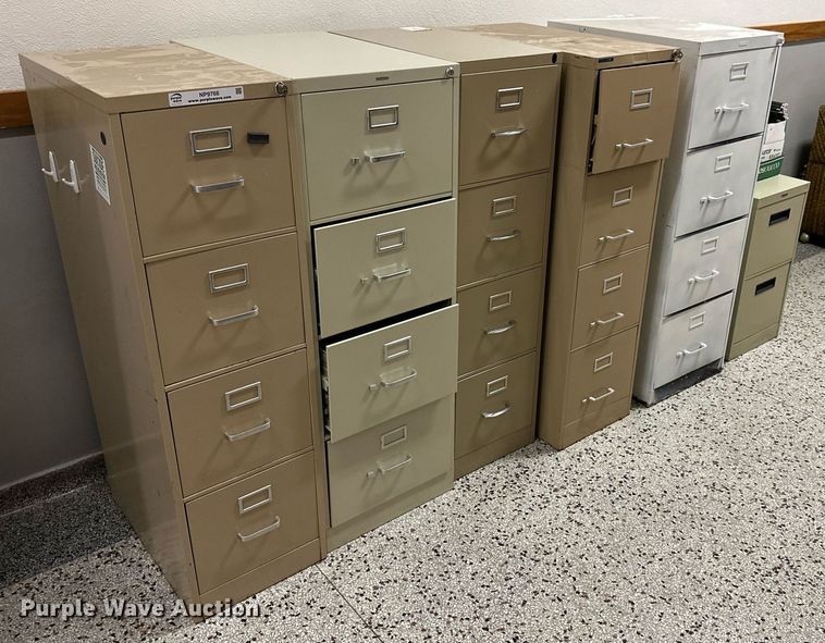 image for item NP9766 (6) filing cabinets
