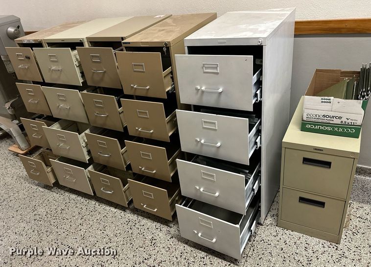 image for item NP9766 (6) filing cabinets