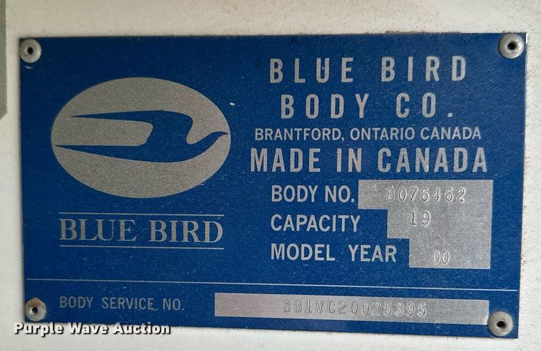 image for item NP9788 1999 Chevrolet Express 3500  school bus