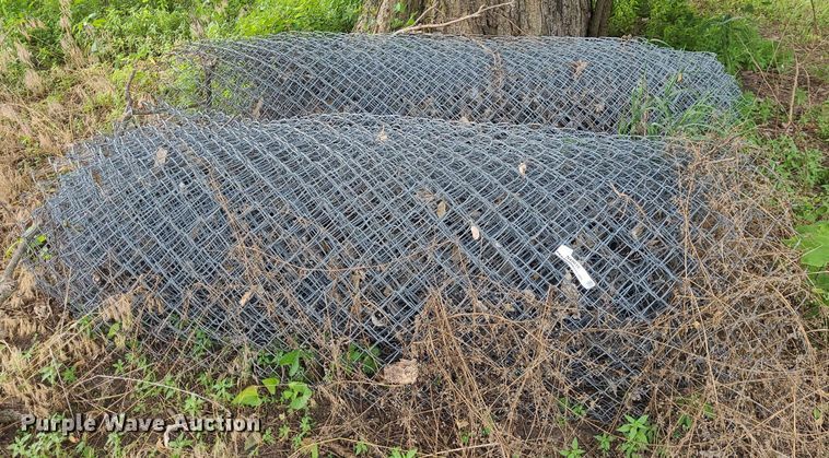 image for item NX9616 (2) rolls of chain link fence
