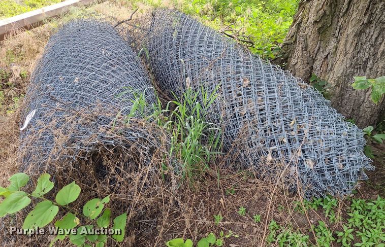 image for item NX9616 (2) rolls of chain link fence