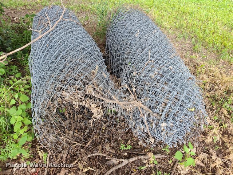 image for item NX9616 (2) rolls of chain link fence