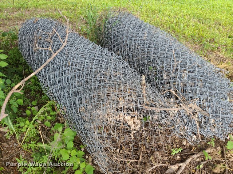 image for item NX9616 (2) rolls of chain link fence