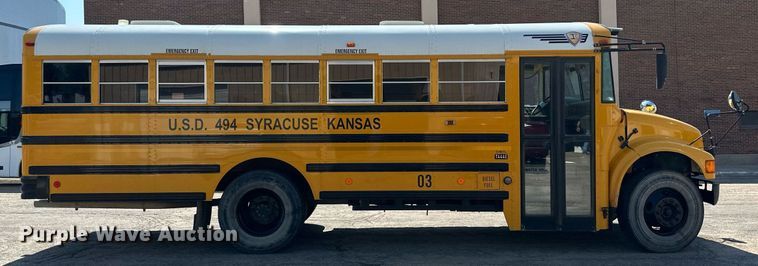 image for item NY9263 2004 International 3000  school bus