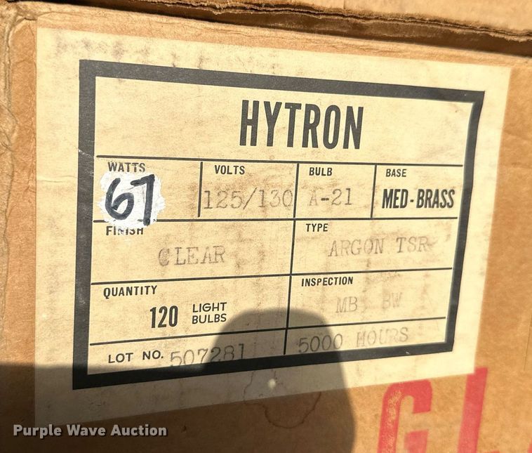 image for item NY9266 Pallet of light bulbs