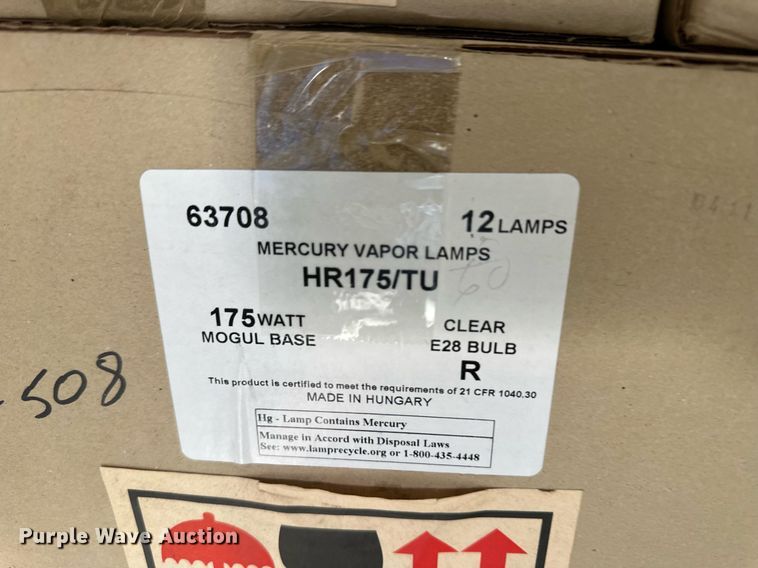 image for item NY9266 Pallet of light bulbs