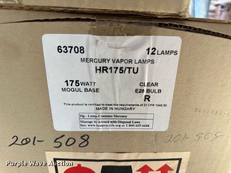 image for item NY9266 Pallet of light bulbs