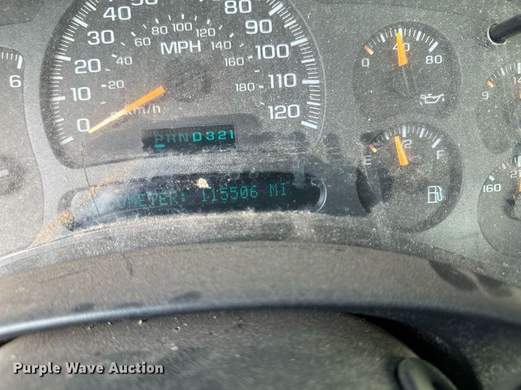 image for item NY9277 2003 Chevrolet Silverado 1500  pickup truck