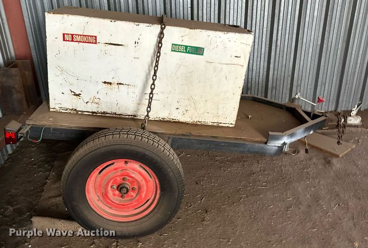 image for item NY9296 Shop built  equipment trailer