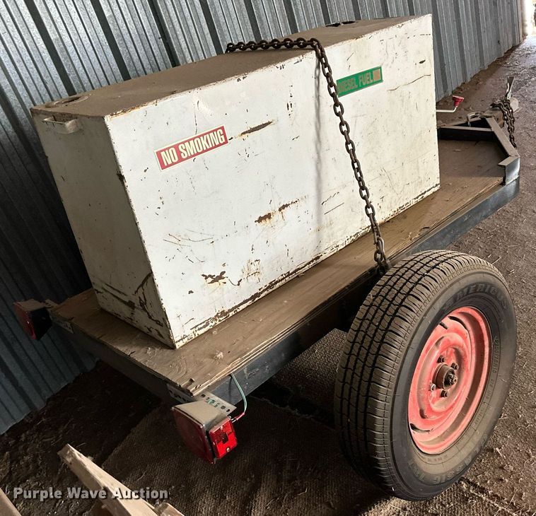 image for item NY9296 Shop built  equipment trailer