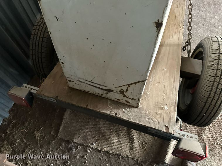 image for item NY9296 Shop built  equipment trailer