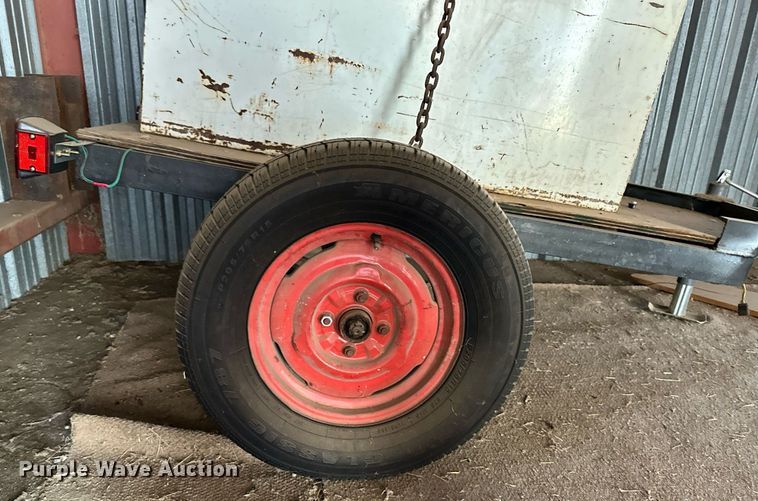 image for item NY9296 Shop built  equipment trailer