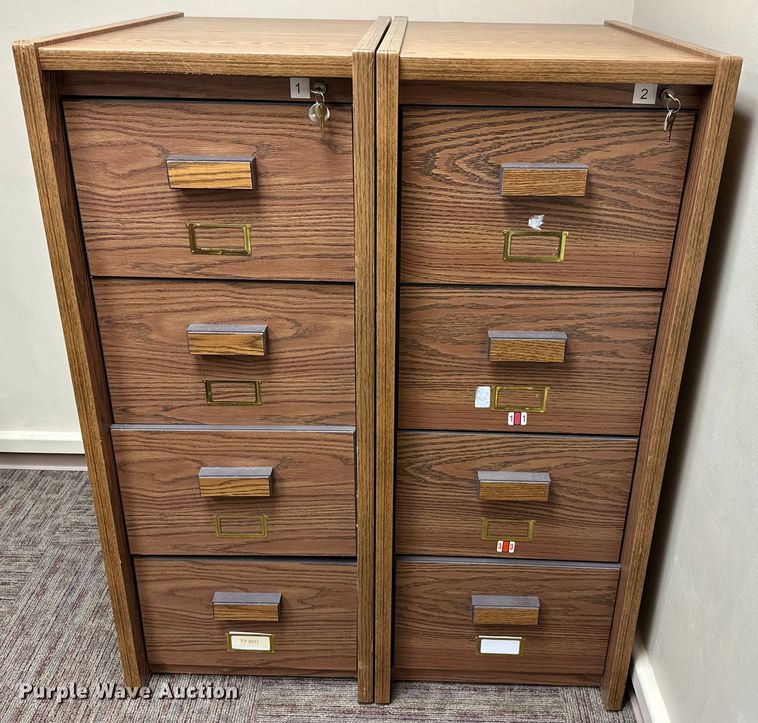 image for item OC9052 (5) four drawer file cabinets