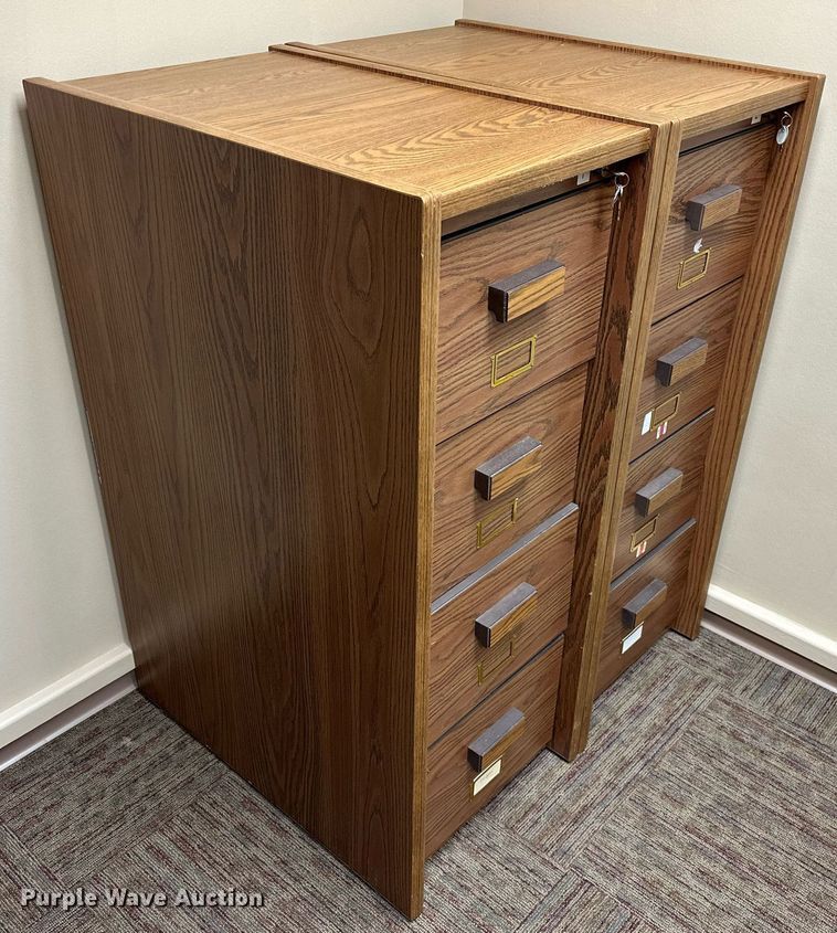 image for item OC9052 (5) four drawer file cabinets