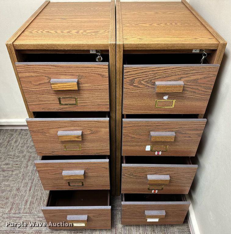 image for item OC9052 (5) four drawer file cabinets