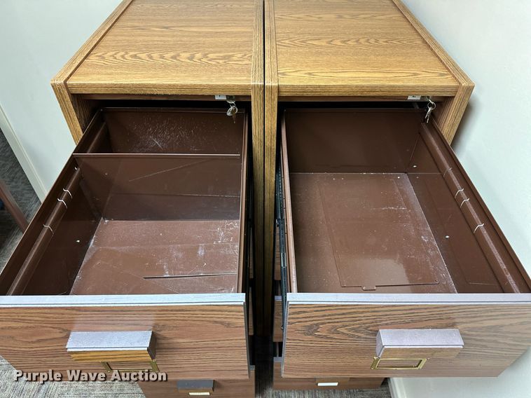 image for item OC9052 (5) four drawer file cabinets