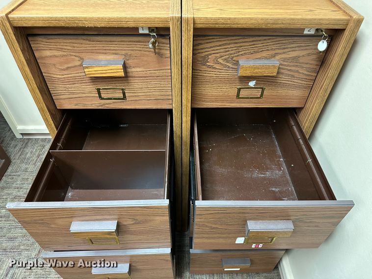 image for item OC9052 (5) four drawer file cabinets