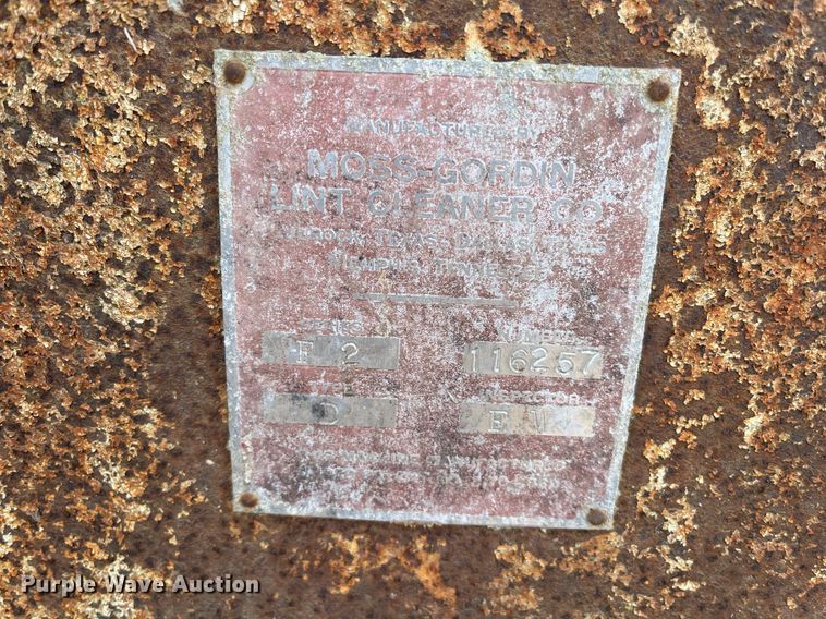 image for item DH8571 Moss-Gordin  F2 series cotton gin blower