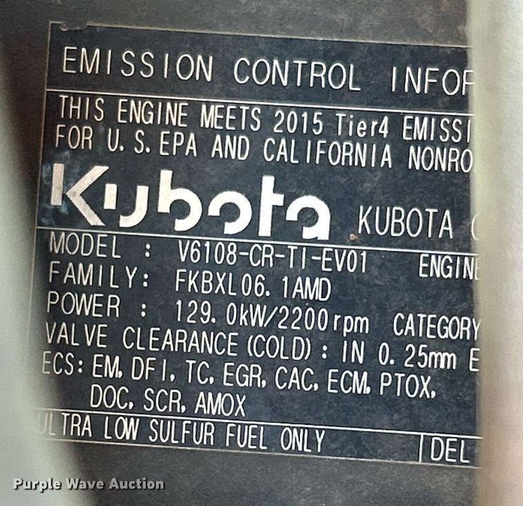 image for item DI7855 Kubota M7-171 Premium  MFWD tractor