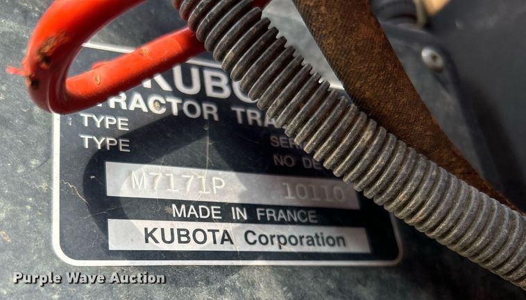 image for item DI7855 Kubota M7-171 Premium  MFWD tractor