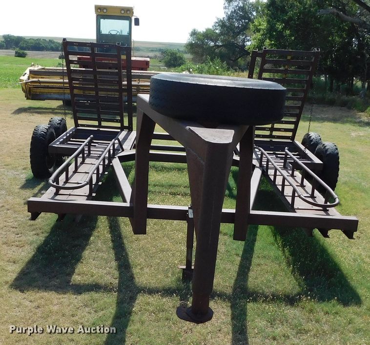 image for item DM2570 Wyatt Mfg  swather / windrower trailer
