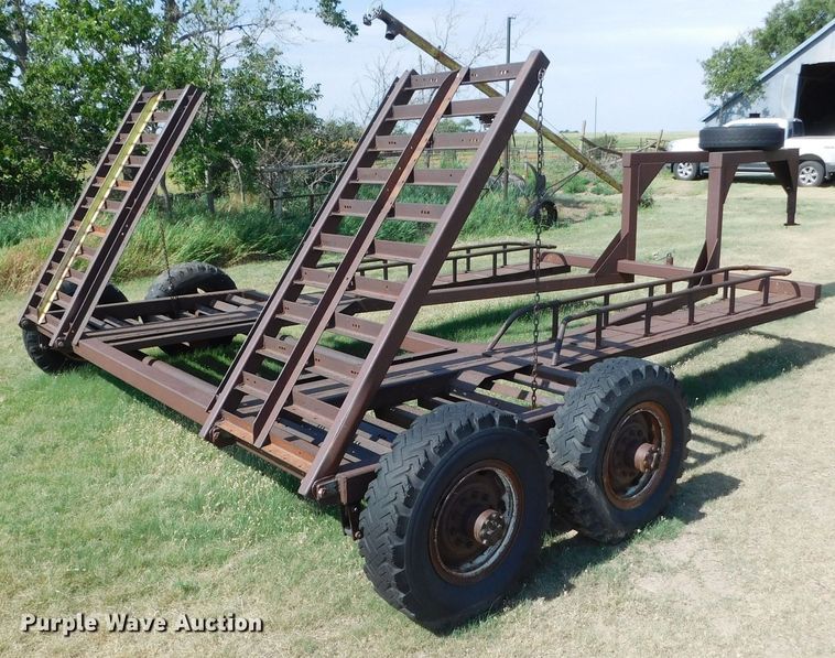 image for item DM2570 Wyatt Mfg  swather / windrower trailer