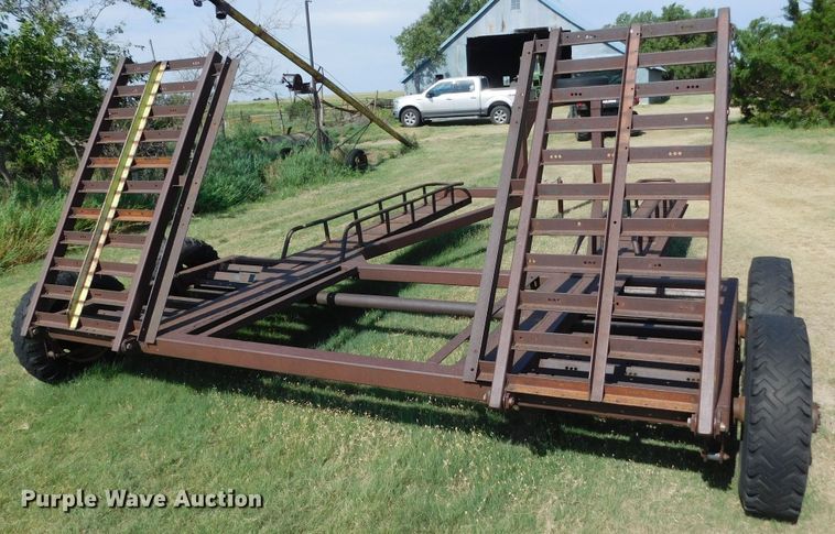 image for item DM2570 Wyatt Mfg  swather / windrower trailer