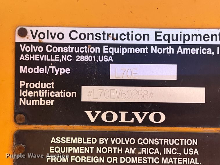 image for item DN4676 2004 Volvo L70E  wheel loader