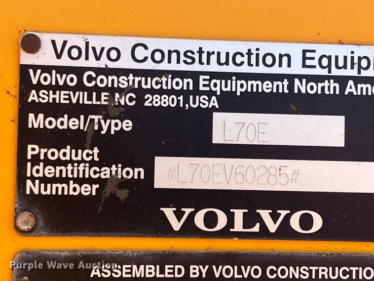 image for item DN4677 2004 Volvo L70E  wheel loader